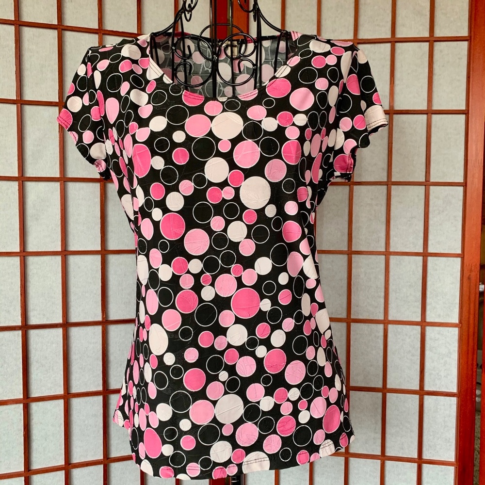 Unbranded Polka-Dot Stretch Shell Top - Picture 2 of 6